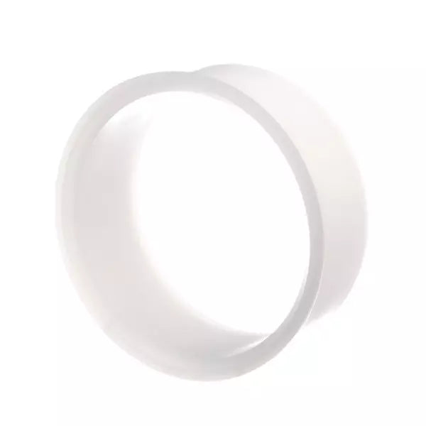 White plastic round door pad for use in several popular Taylor machines. Including soft serve machines, shake machines and slush machines. BEARING FRONT used for the following machines: 340, 341, 342, 390, 430, 432, 441, 444, 60, 62, 702, 741, 772, C002 and RD30.