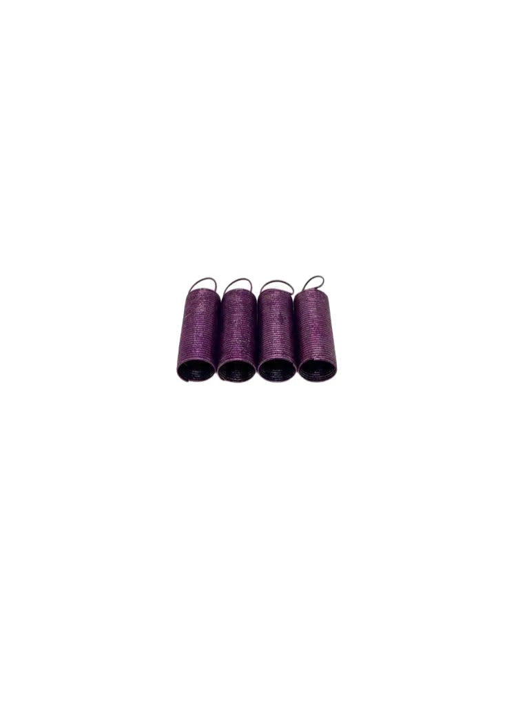 SPRING-TORQ.217LB/INCH*PURPLE* #050455 has dimensions of 30x10x30mm and a weight of 2g. Its pulling force is 217 pounds per inch, ensuring exceptional strength. The chosen color is purple, which gives the product an elegant look. It can be used in the production of industrial machinery such as compressors, motors, pumps or turbines. Furthermore, this spring is particularly suitable for the production of electronic devices such as switches, relays and sensors.