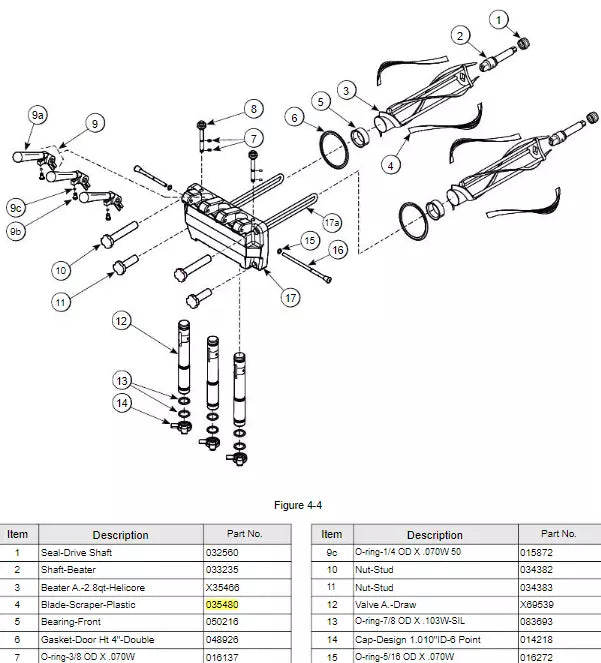 BLADE-SCRAP.PLAST. it is used in the following models: 336, 338, 339.