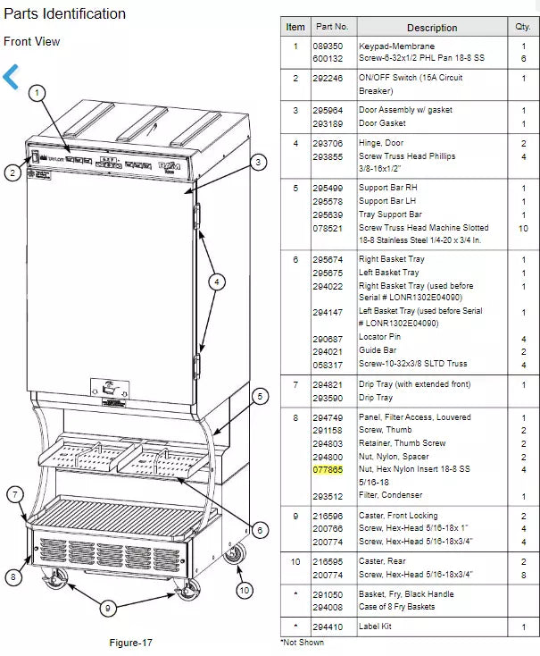 NUT-5/16-18 NYLON INSERT LOCK is used for following machine model R280.