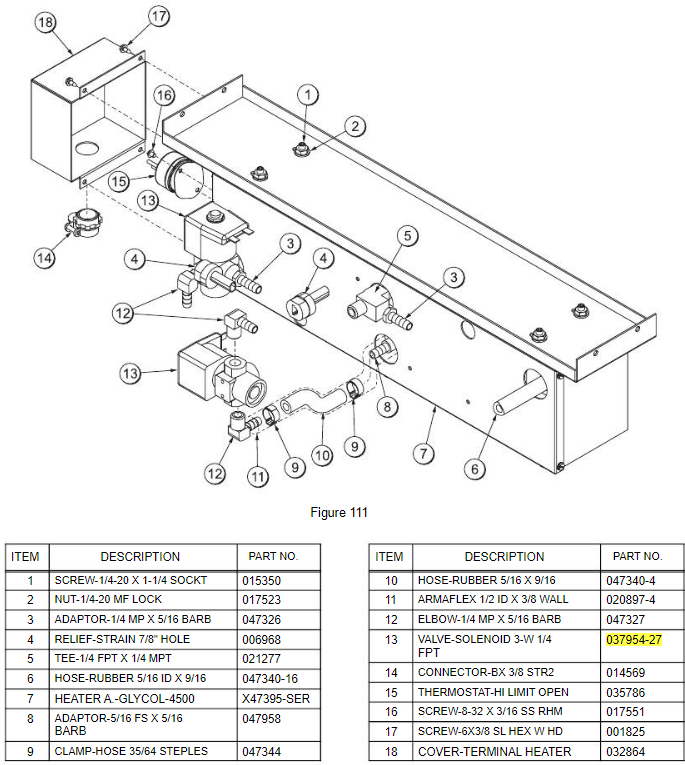 Glycol Heater Solenoid Valve Model: C602.