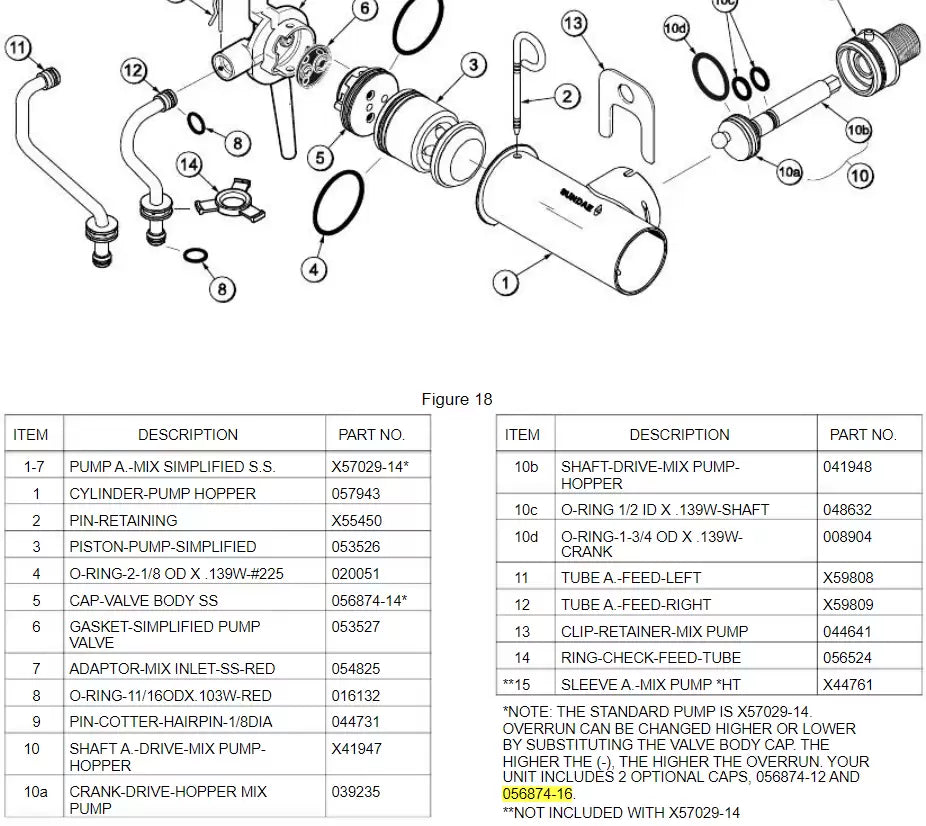 CAP VALVE BODY SS is the cap of the valve body of the A.-Mix Simplified S.S. pump. for the model of the machine from Taylor ice cream C712.