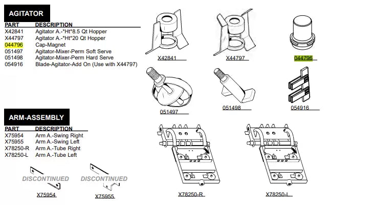 CAP-MAGNET*HT*8634/PH90 is used to form MOTOR A.-AGITATOR w/HOUSING for following models: 8634, PH90.